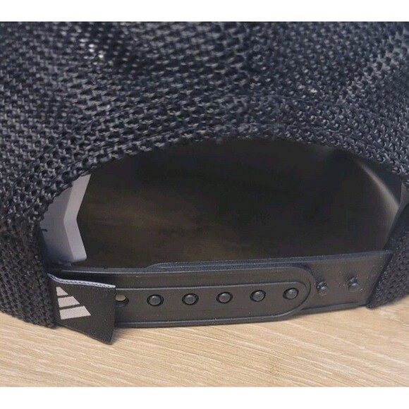 Adidas 2 In 1 Golf Hat With Removable Patch Gray Black Snapback Cap - Picture 3 of 5